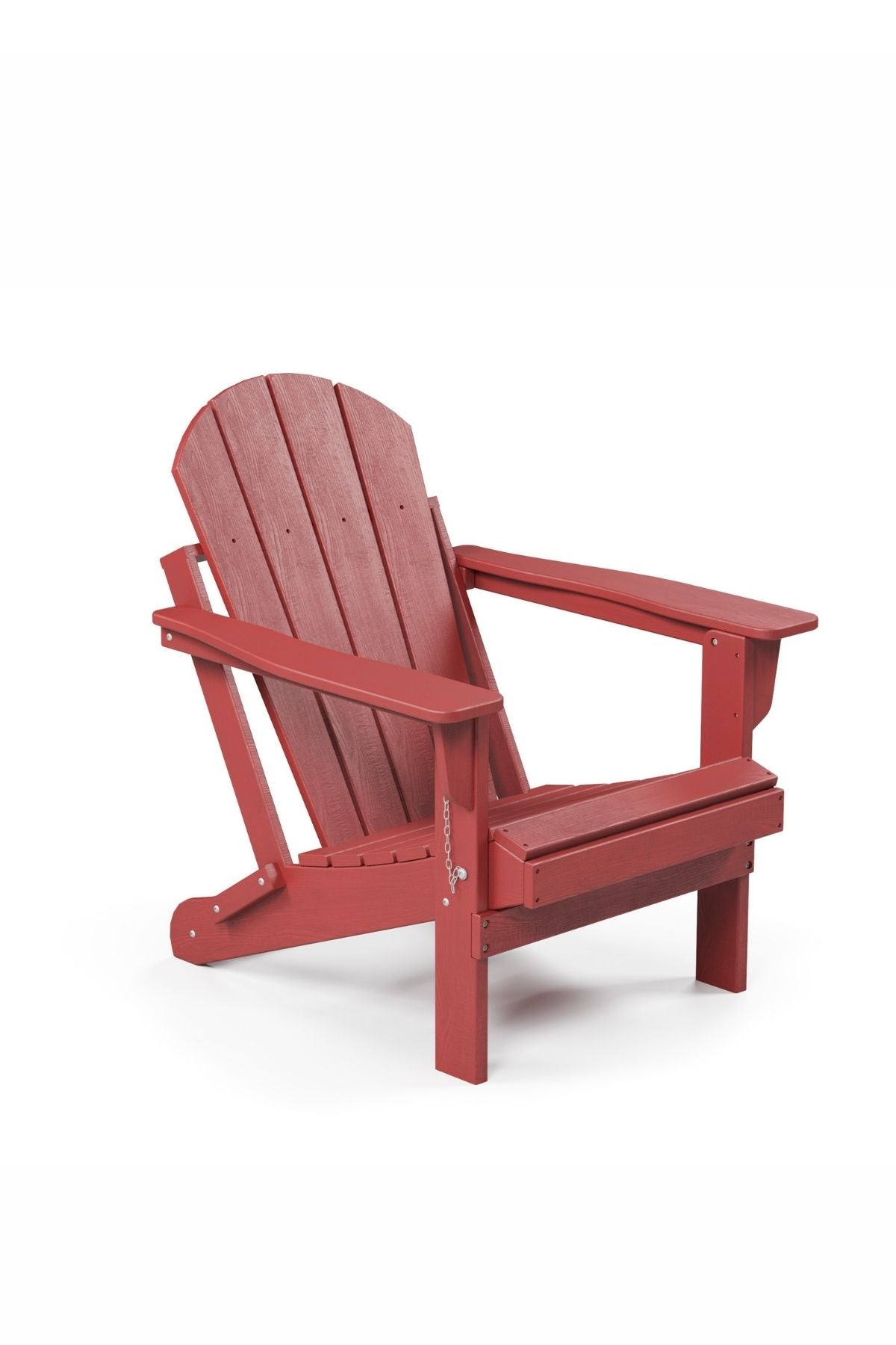 Classic Folding Adirondack Chair Red Bera Design