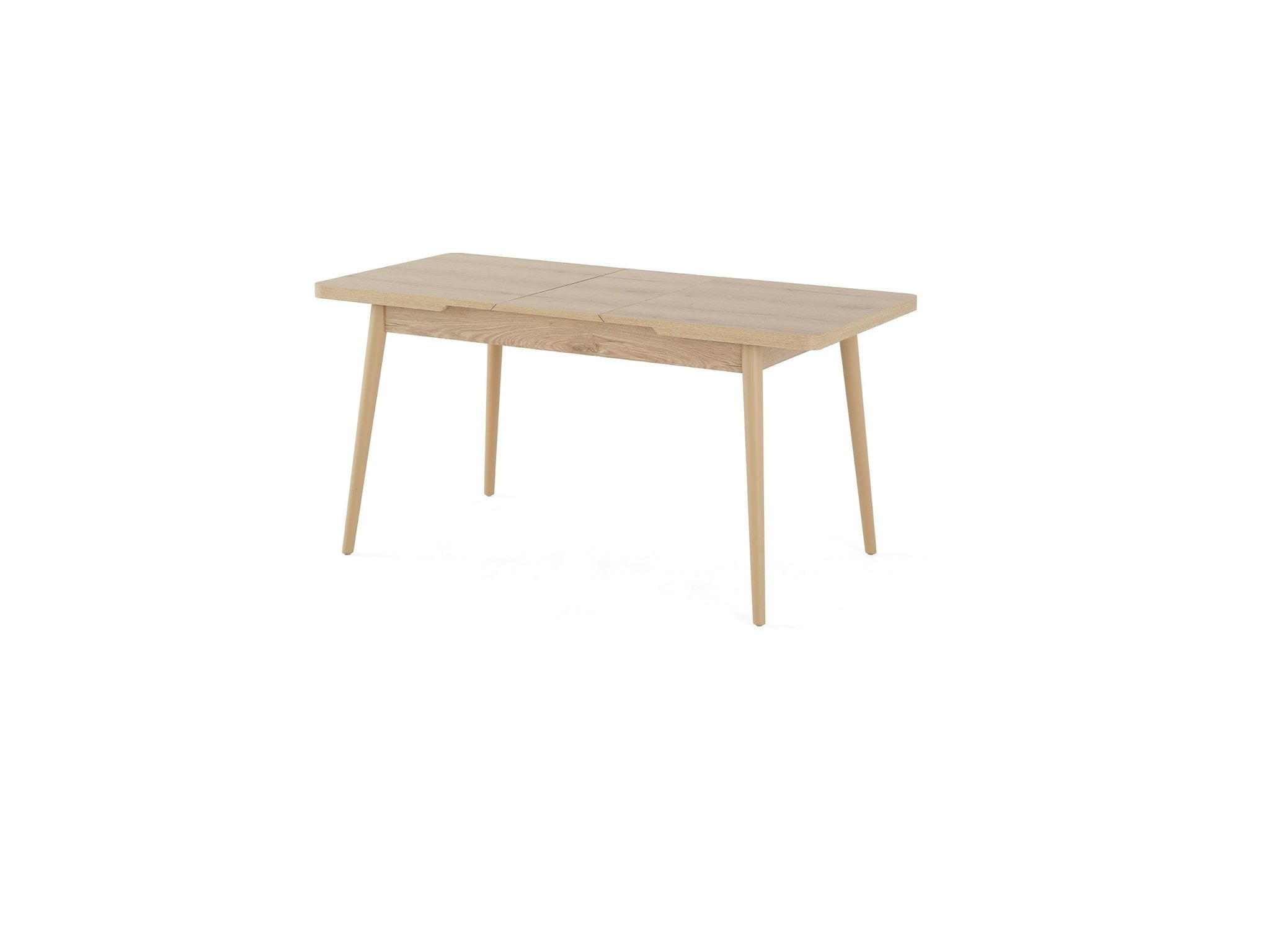 Beige Butterfly Extendable Dining Table Set
