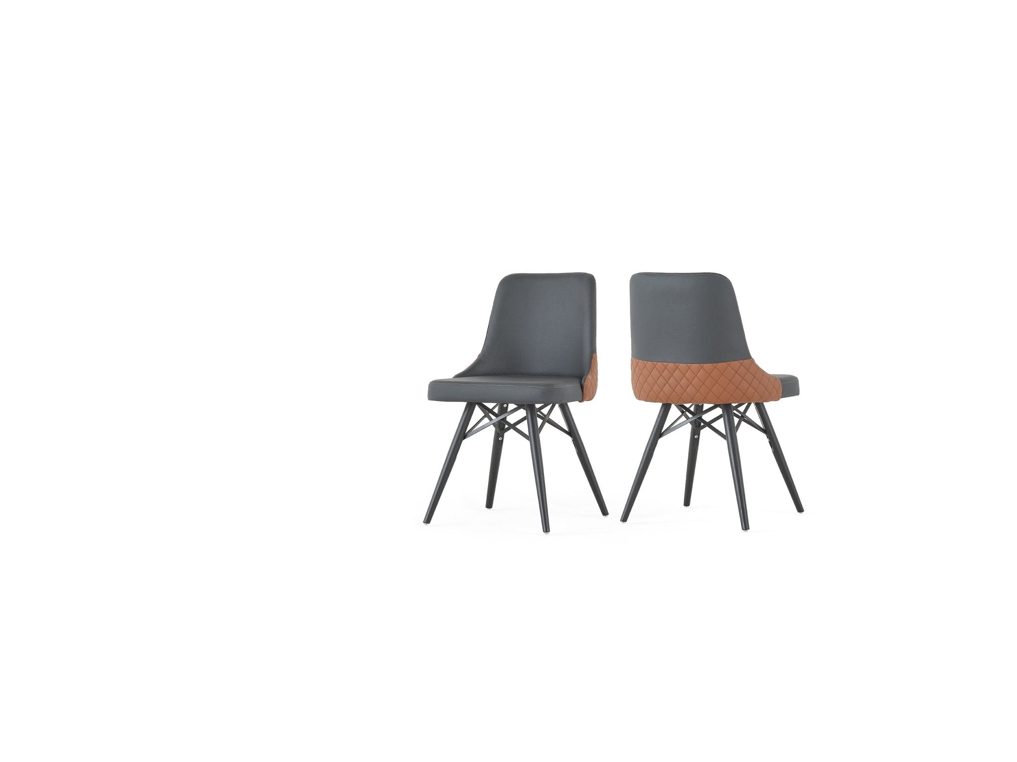 Black & Brown Butterfly Extendable Dining Table Set
