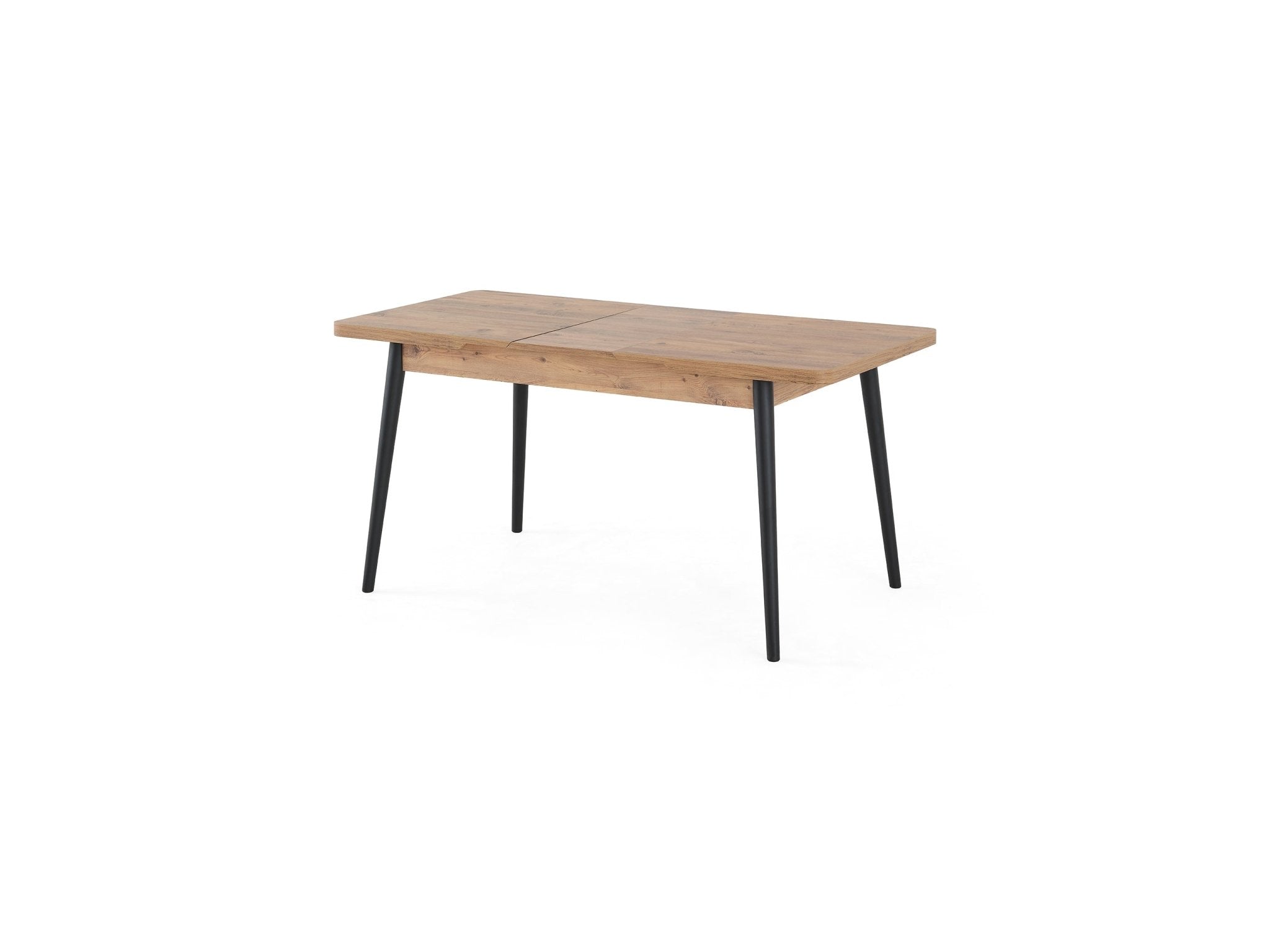Black & Brown Butterfly Extendable Dining Table Set