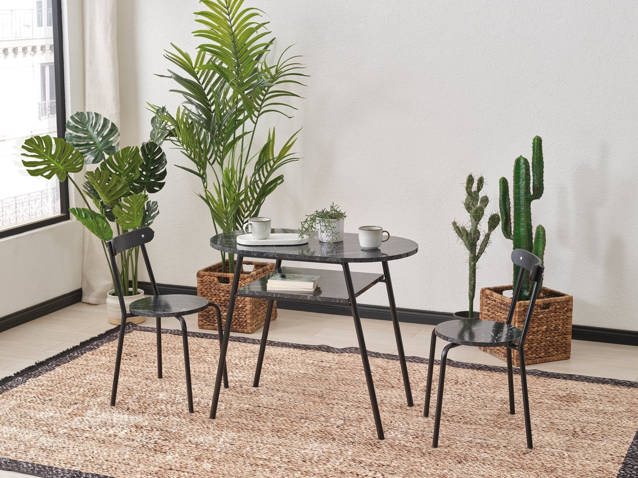 Cool Fixed Table Set - Black