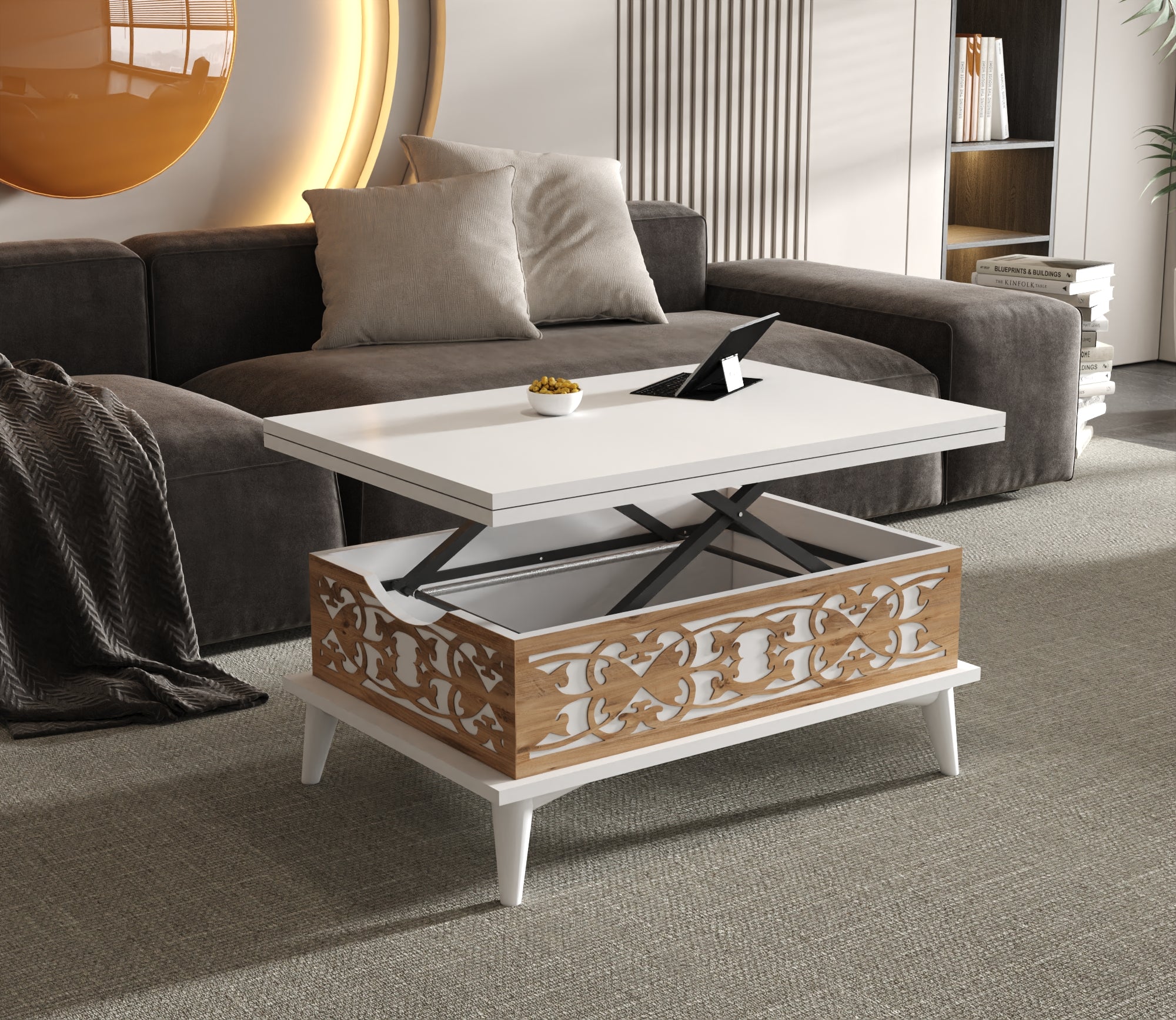 Magic Star Extendable Coffee & Dining Table 6 in 1