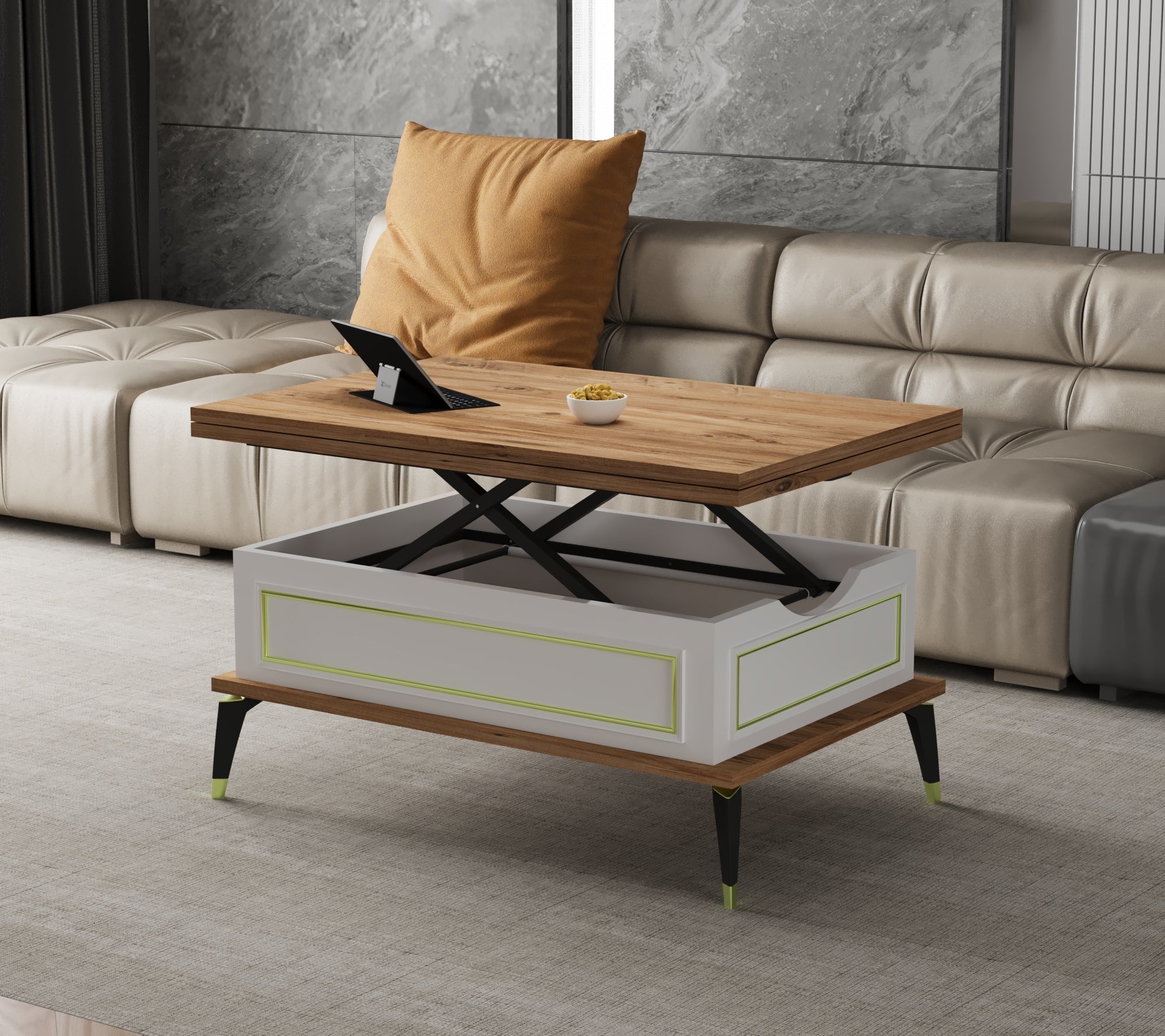 Magic Toscana Extendable Coffee & Dining Table 6 in 1