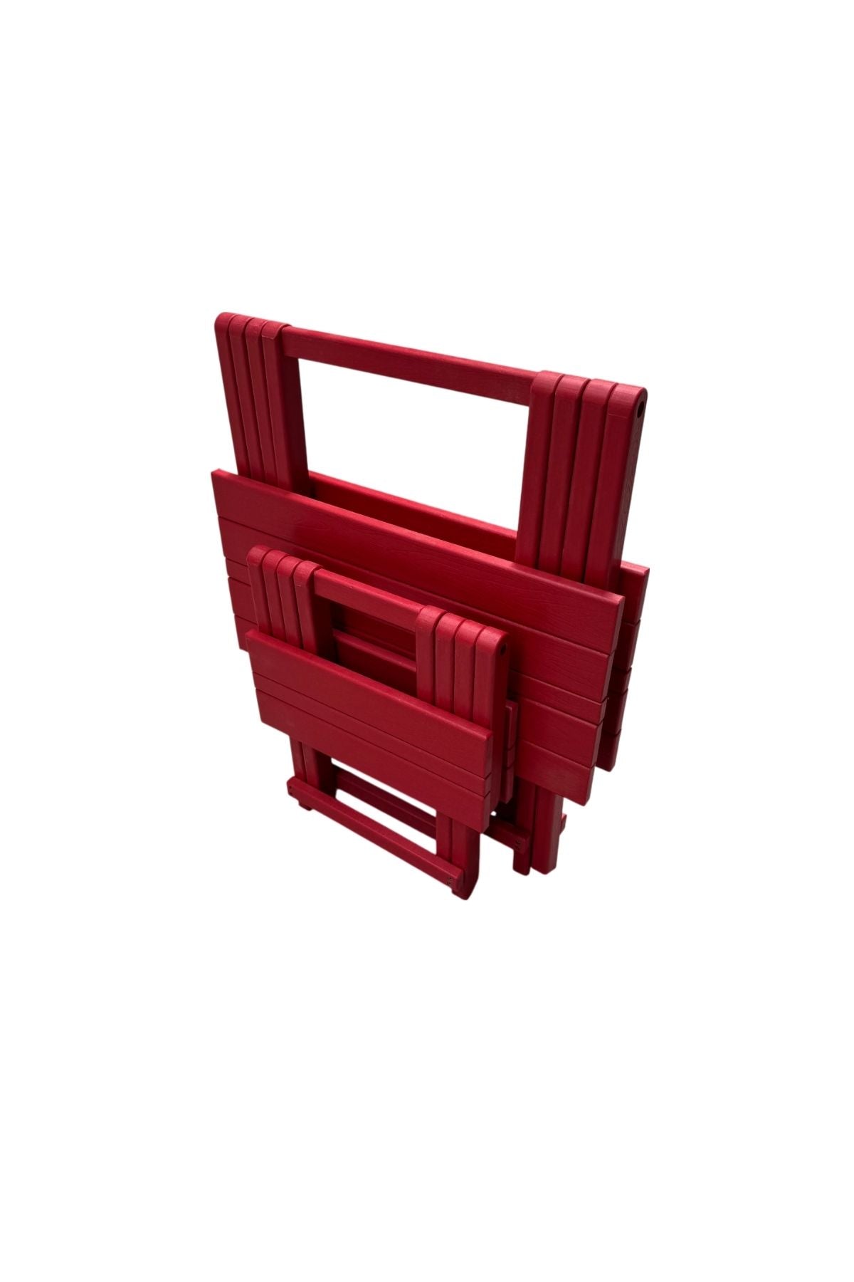 2+1 Folding Garden Set Red