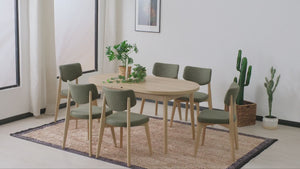 Tiki Butterfly Extendable Dining Table Set