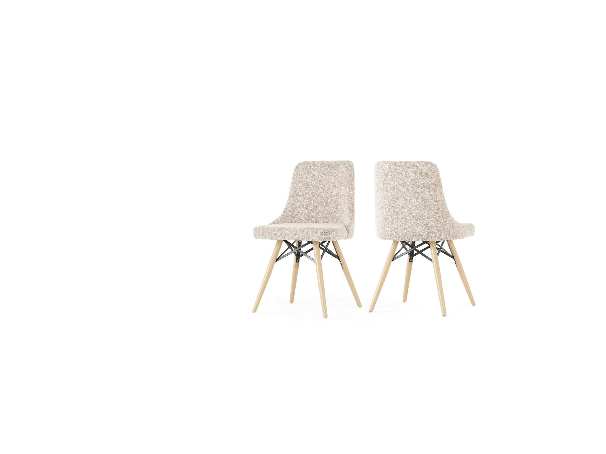 Beige Butterfly Extendable Dining Table