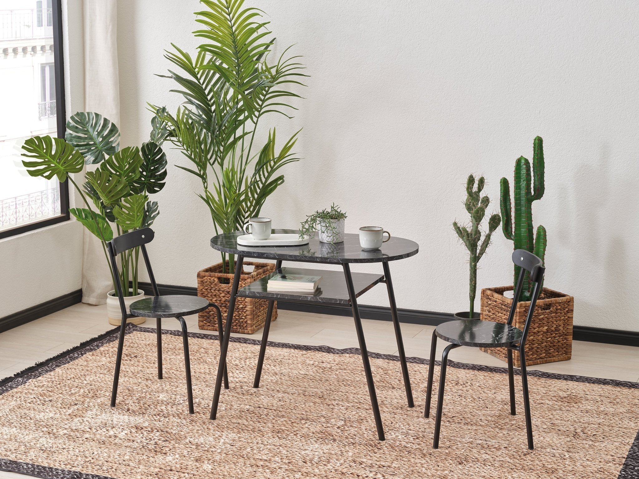 Cool Fixed Table Set - Black