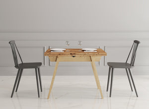 Ottara Rustic Extendable Dining Table with Storage