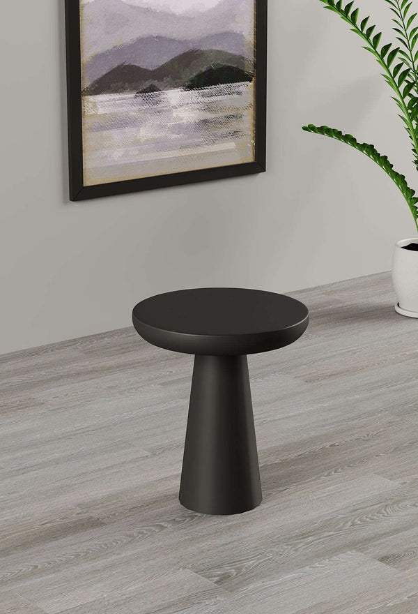 Vera Black Mushroom Round Nested & Side Table  Small  