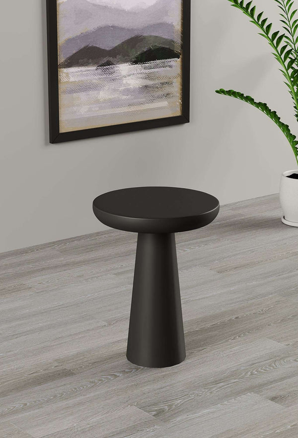 Vera Black Mushroom Round Nested & Side Table  Medium  